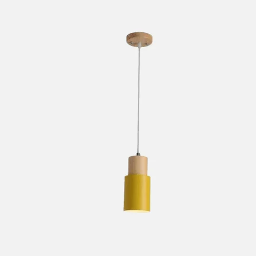 Homeko Ingrid Pendant Light with Wooden Accents -