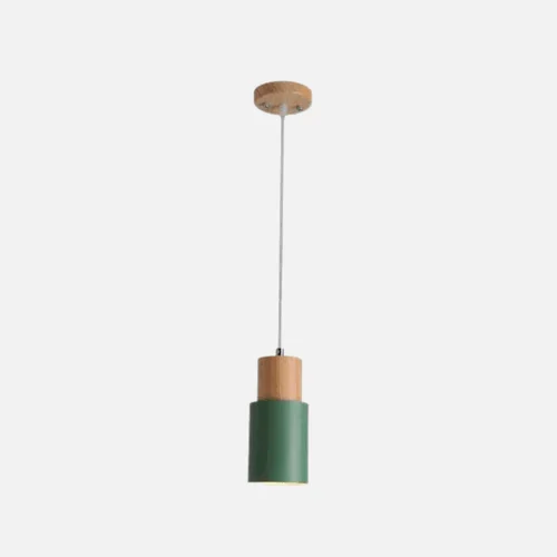 Homeko Ingrid Pendant Light with Wooden Accents -