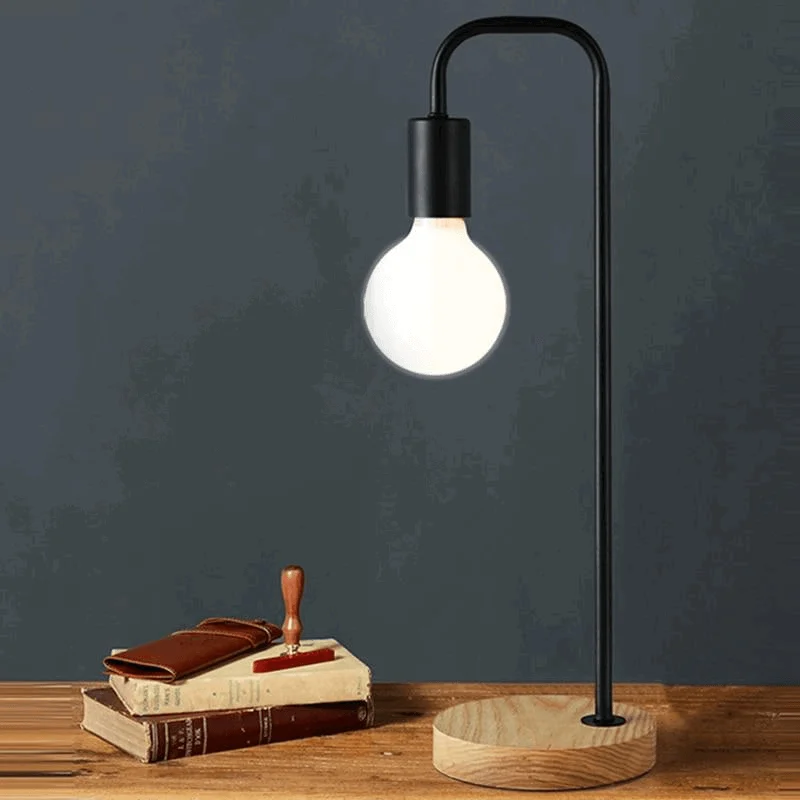 Homeko Iron Curved Table Lamp -