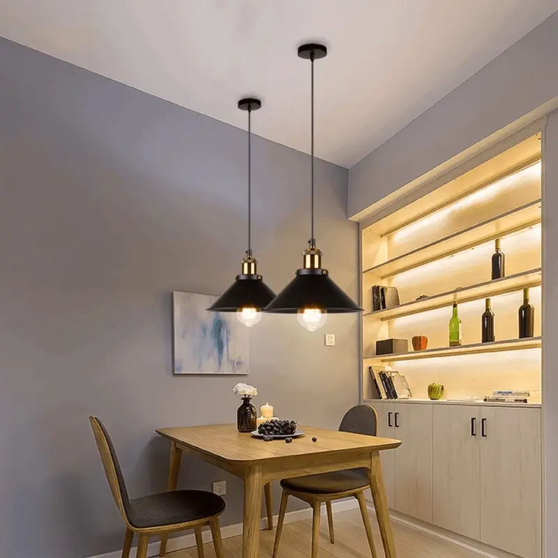 Homeko Iron Plated Industrial Pendant Light
