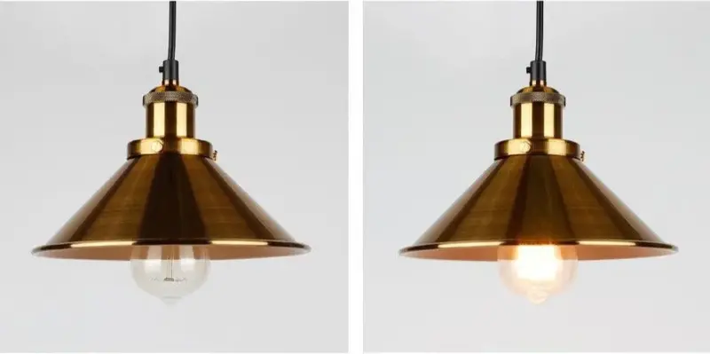 Homeko Iron Plated Industrial Pendant Light