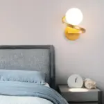 Homeko Iron Spiral Line Ball Wall Light