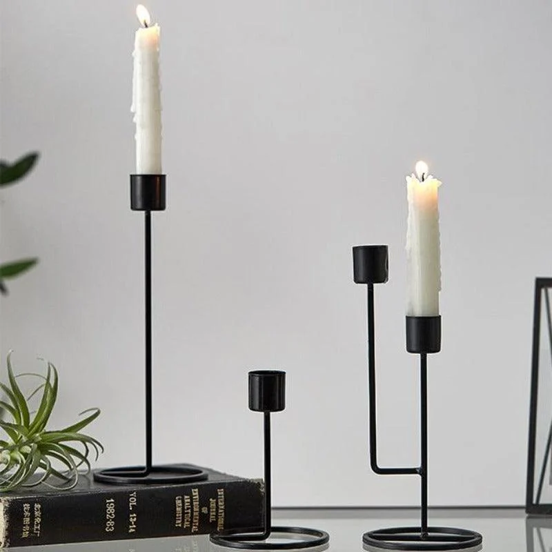 Homeko Iron Taper Candlesticks and Candelabras -