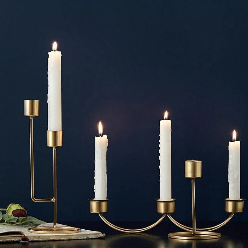 Homeko Iron Taper Candlesticks and Candelabras -