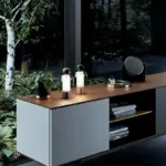 Homeko Italian Glass Dome Easy Rechargeable Table Lamp