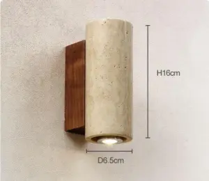 Homeko Japanese Wabi-sabi Waterproof Style Wall Lamp