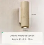 Homeko Japanese Wabi sabi Waterproof Style Wall Lamp