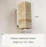 Homeko Japanese Wabi sabi Waterproof Style Wall Lamp