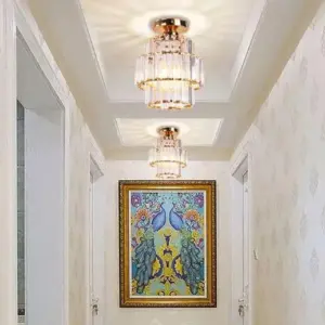 Homeko K9 Crystal Chandelier Pendant - 