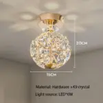 Homeko K9 Pure Crystal Noble Pendant Lamps