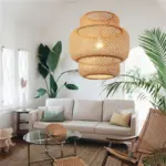 Homeko Knitted Weaving Bamboo Pendant Lamp