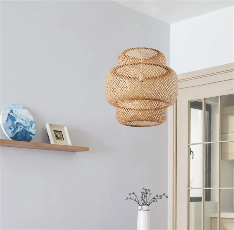 Homeko Knitted Weaving Bamboo Pendant Lamp
