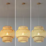 Homeko Knitted Weaving Bamboo Pendant Lamp