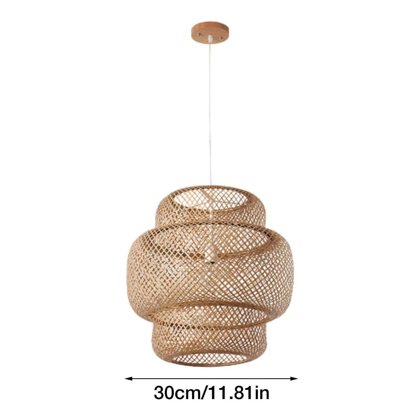 Homeko Knitted Weaving Bamboo Pendant Lamp -