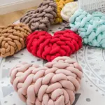 Homeko Knot Heart Pillow
