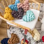 Homeko Knot Heart Pillow