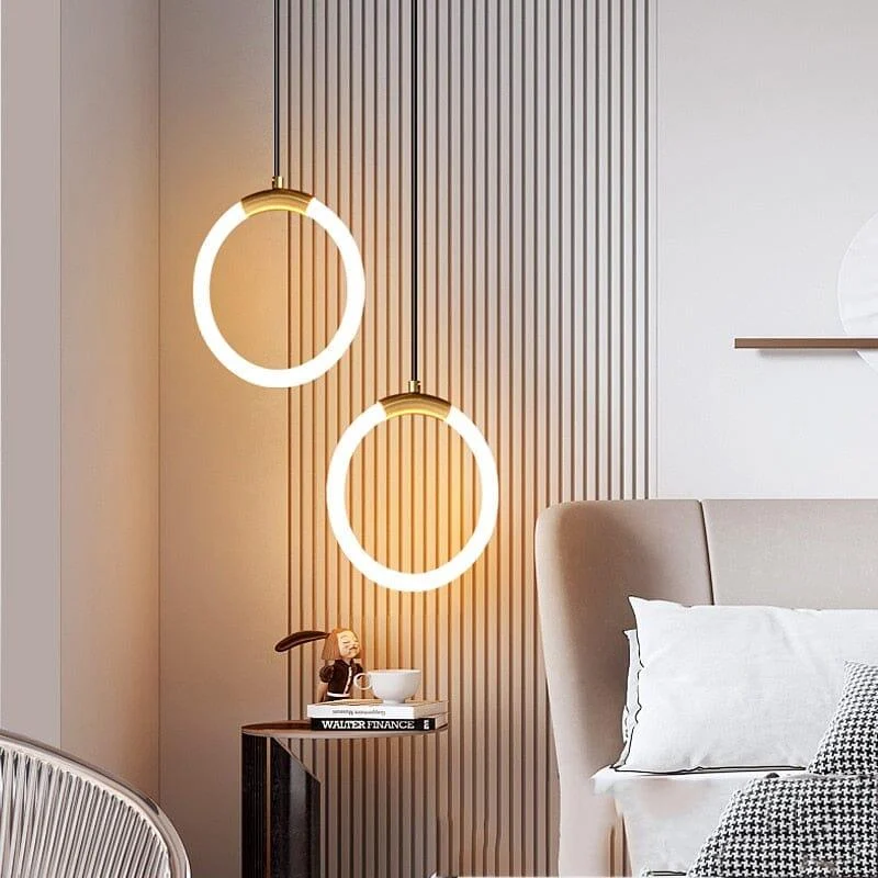 Homeko LED Glowing Ring Pendant Lights -