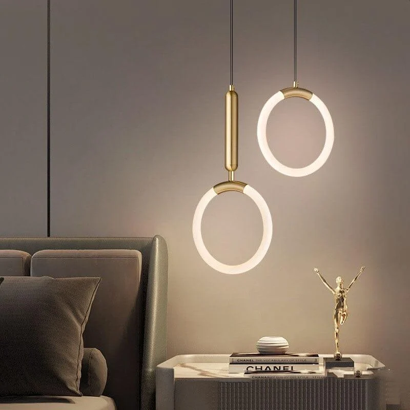 Homeko LED Glowing Ring Pendant Lights -