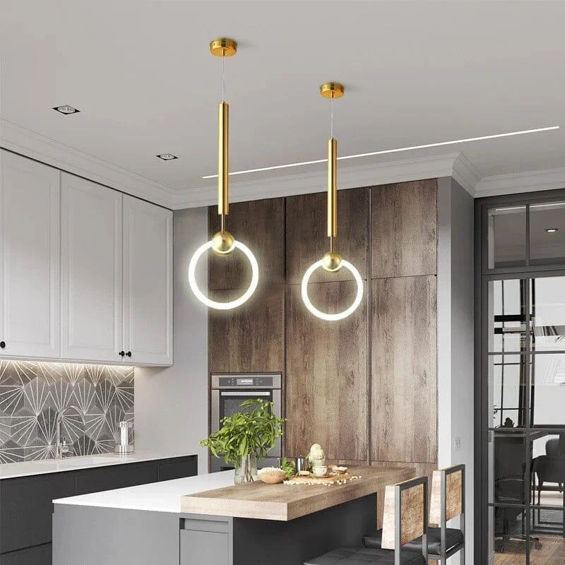 Homeko LED Glowing Ring Pendant Lights -