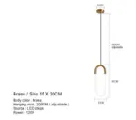 Homeko LED Glowing Ring Pendant Lights
