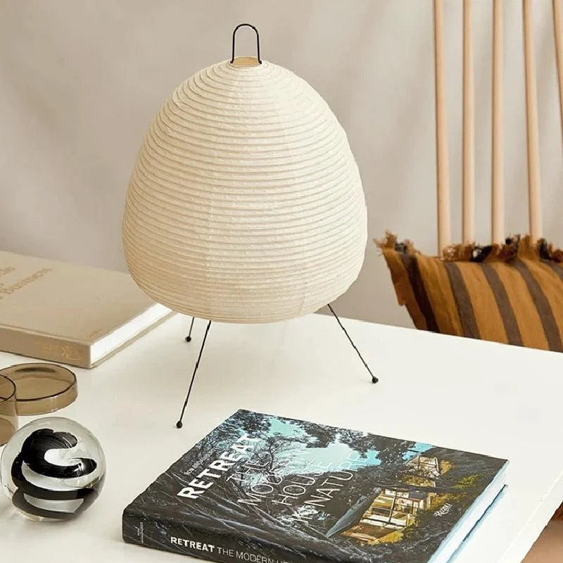 Homeko LED Japanese Rice Paper Table Lamp -