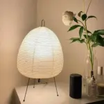 Homeko LED Japanese Rice Paper Table Lamp