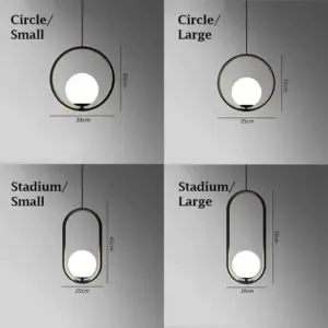Homeko LED Luxury Glass Pendant Light