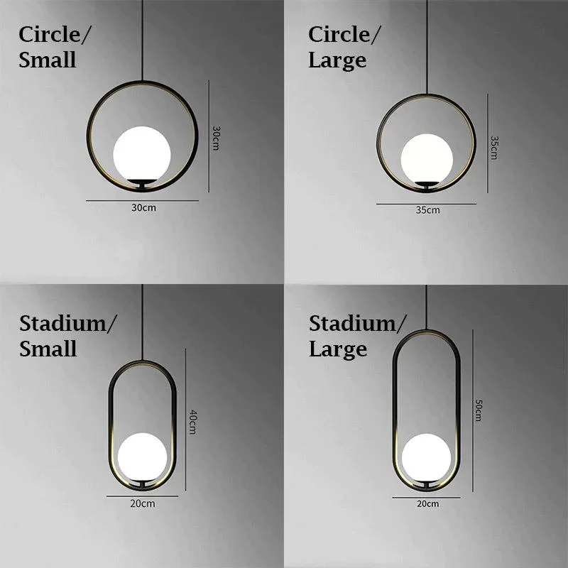 Homeko LED Luxury Glass Pendant Light -