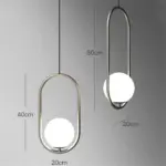 Homeko LED Luxury Glass Pendant Light