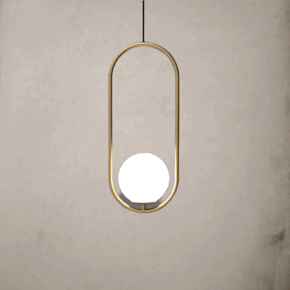 Homeko LED Luxury Glass Pendant Light -