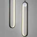 Homeko LED Ovale Design Luster Fixture Pendant Lights