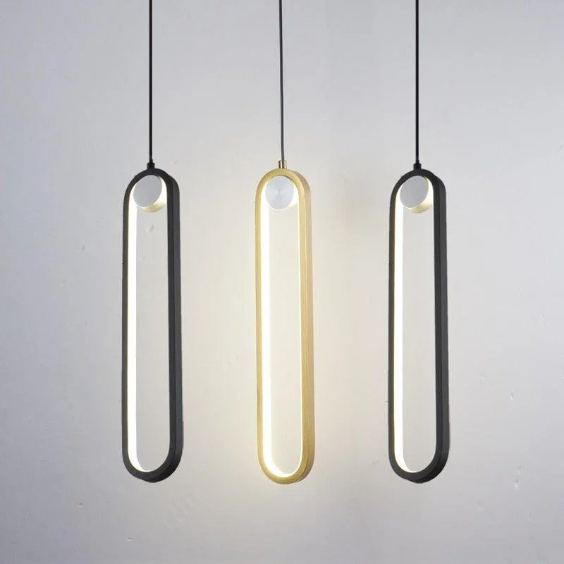 Homeko LED Ovale Design Luster Fixture Pendant Lights -