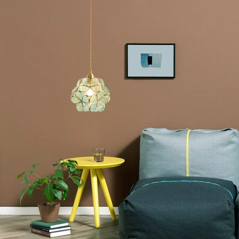 Homeko LED Pendant Light with Glass Revival -