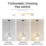Homeko_LED_Spiral_Holding_Globe_Pendant_Lights_-_-4258671 Homeko LED Spiral Holding Globe Pendant Lights