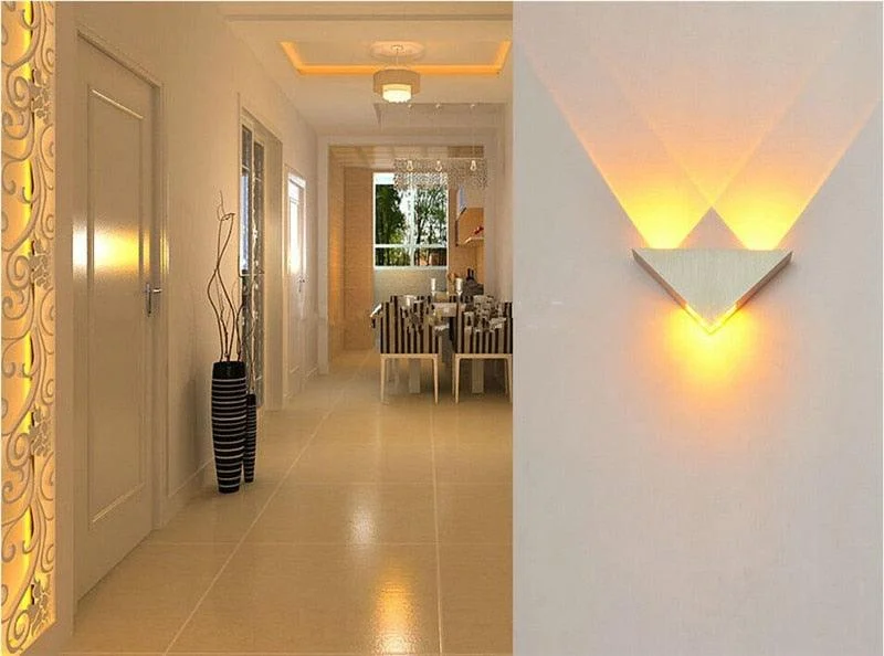 Homeko LED Triangle Wall Lamp -