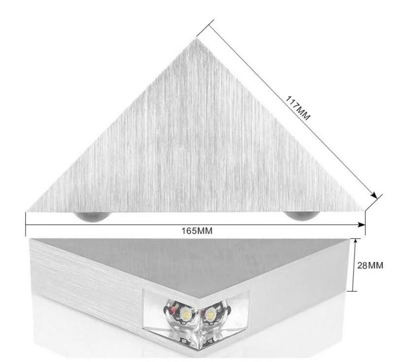 Homeko LED Triangle Wall Lamp -