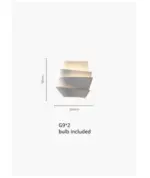 Homeko_LED_White_Metal_Pinecone_Wall_Light_-_-4259552 Homeko LED White Metal Pinecone Wall Light