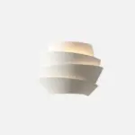 Homeko_LED_White_Metal_Pinecone_Wall_Light_-_-4259571 Homeko LED White Metal Pinecone Wall Light