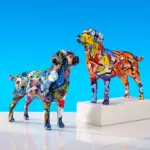 Homeko_Labrador_Retriever_Graffiti_Painted_Statue_-_-4254421 Homeko Labrador Retriever Graffiti Painted Statue