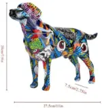 Homeko_Labrador_Retriever_Graffiti_Painted_Statue_-_-4254429 Homeko Labrador Retriever Graffiti Painted Statue