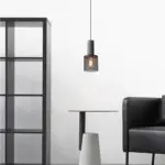Homeko Lampshade Cement Bar Pendant Lamp