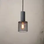 Homeko Lampshade Cement Bar Pendant Lamp