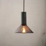 Homeko Lampshade Cement Bar Pendant Lamp