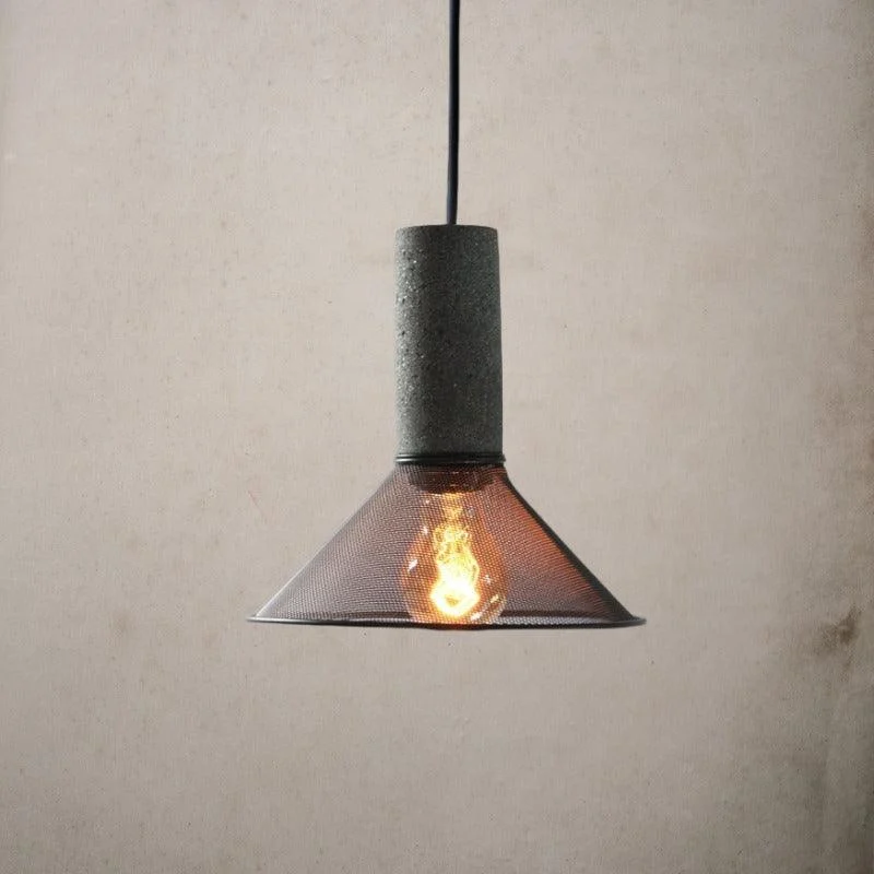 Homeko Lampshade Cement Bar Pendant Lamp -