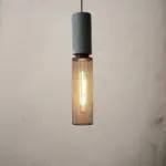 Homeko Lampshade Cement Bar Pendant Lamp