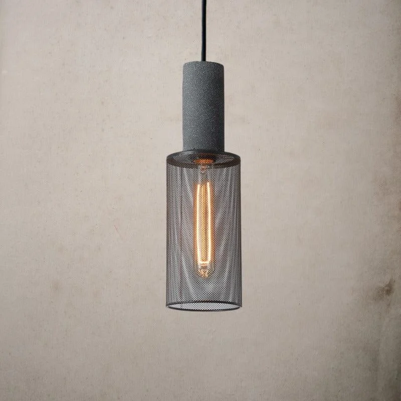 Homeko Lampshade Cement Bar Pendant Lamp -