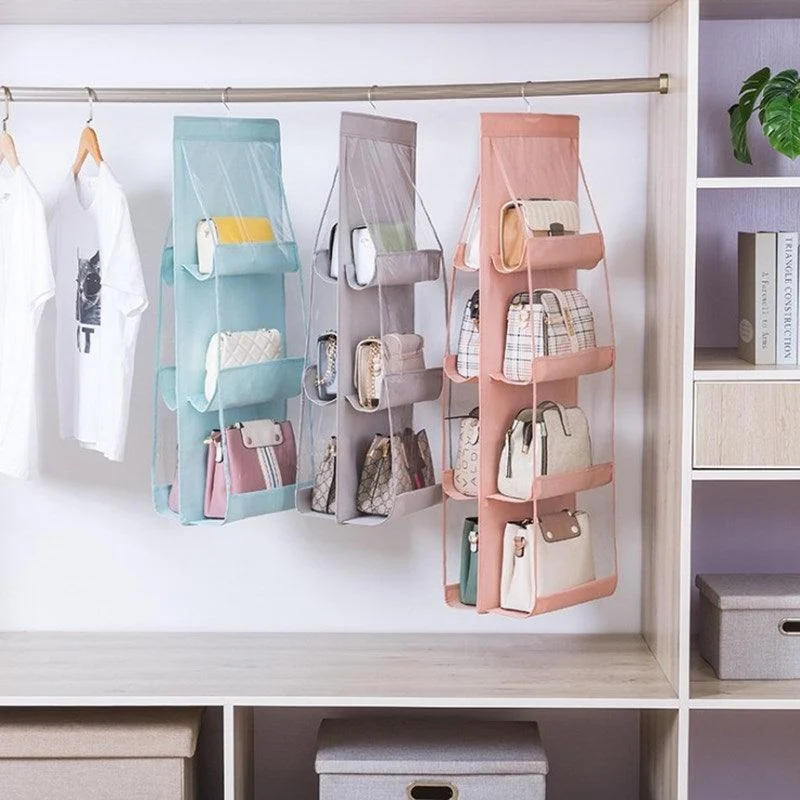 Homeko Layered Hanging Wardrobe Organizer Storage Bag -