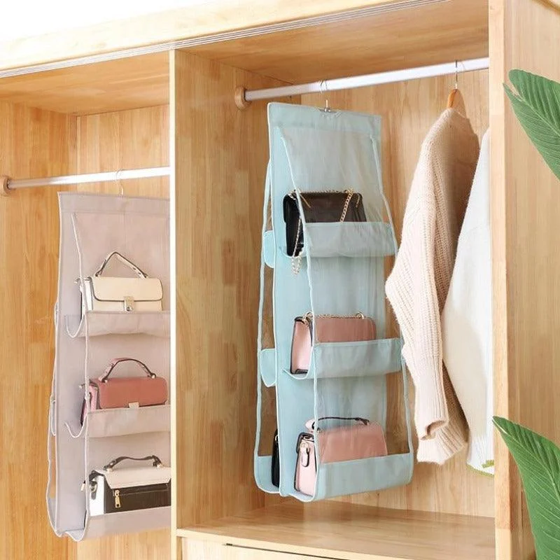 Homeko Layered Hanging Wardrobe Organizer Storage Bag -