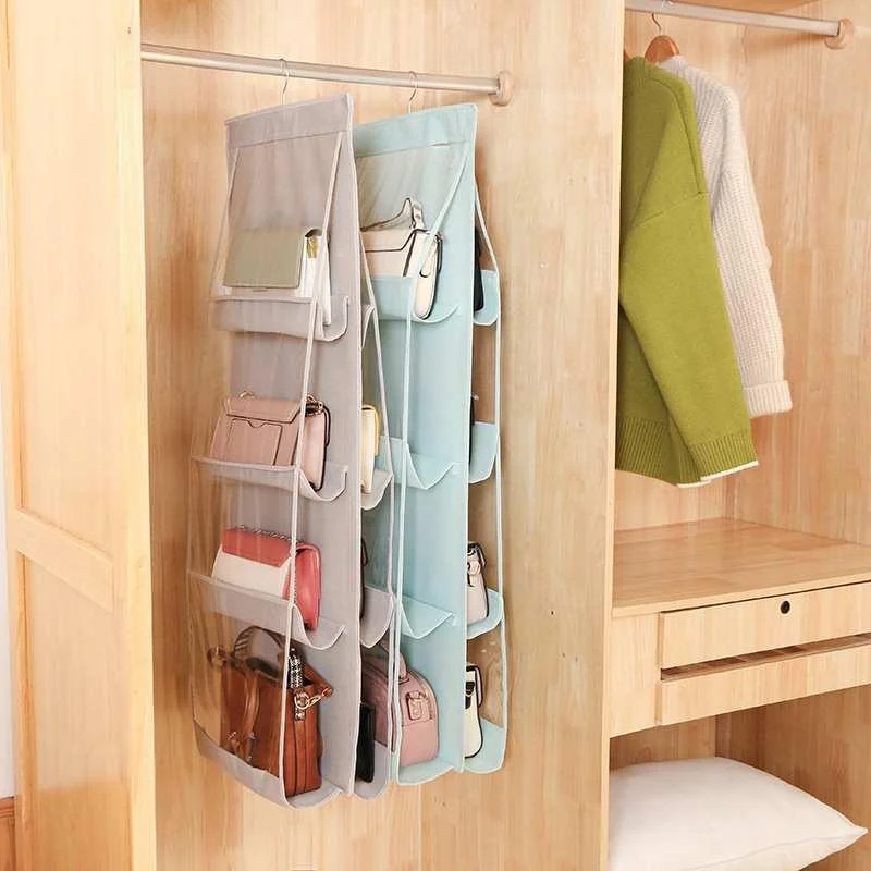 Homeko Layered Hanging Wardrobe Organizer Storage Bag -