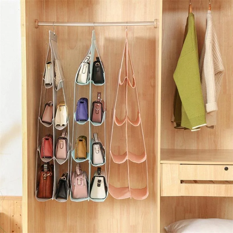 Homeko Layered Hanging Wardrobe Organizer Storage Bag -